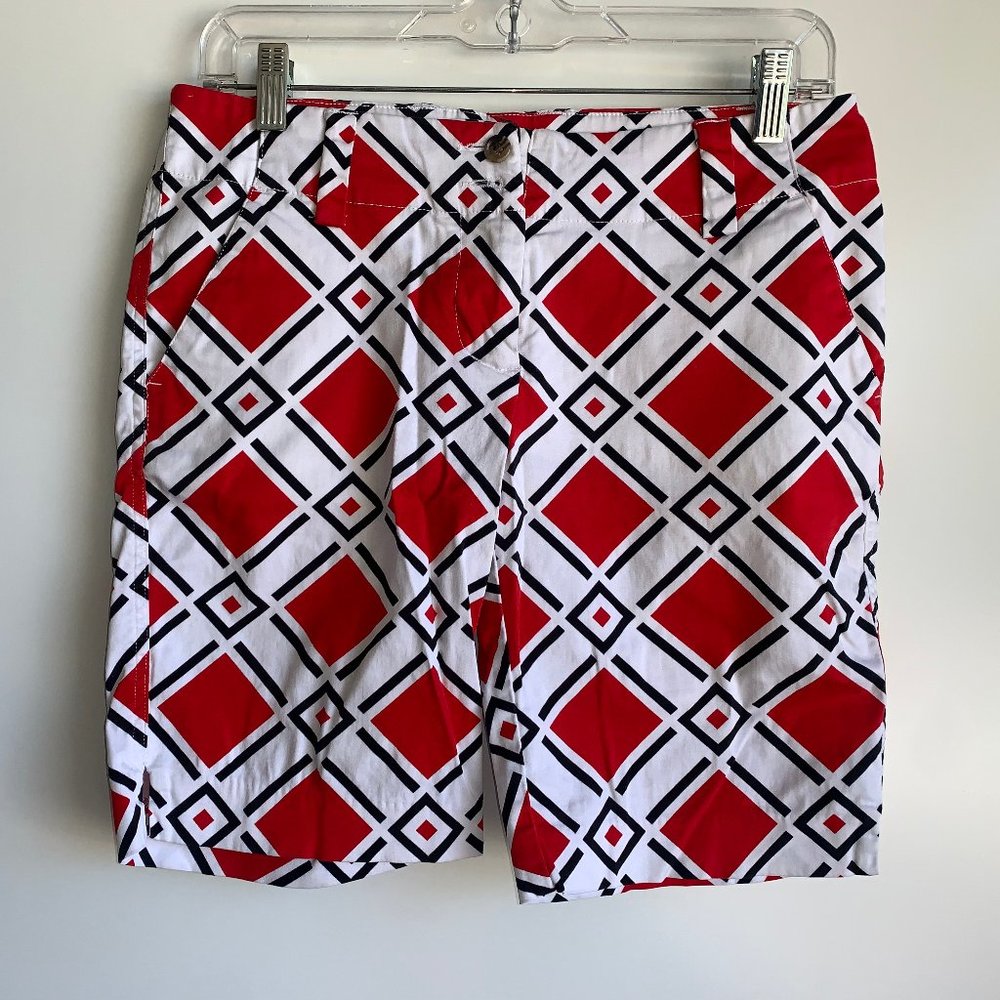 LOUDMOUTH GOLF Women's Danger Print Shorts Size 2